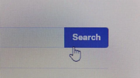 The cursor on the screen on the SEARCH button is pointing. Stock Footage 237618643