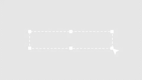 Cursor Selecting Box Loop Animation Stock Footage 323692784