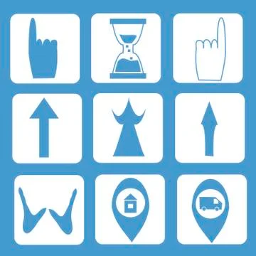 Cursor Set Stock Illustration