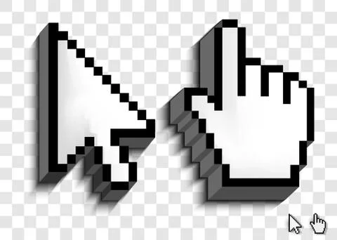 Cursor set Stock Illustration