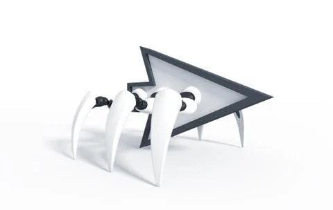 Cursor spider Illustrazione stock
