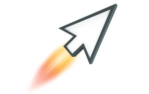 Cursor starts Illustrazione stock