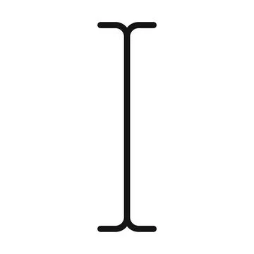 Cursor Text Icon Series Digital Pointer Illustrations for Computing and UI .. Stock Illustration