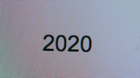 Cursor Typing Out 2020 Flashing Cursor On Computer Screen Bright White Page  Stock Footage 123064063