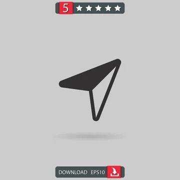 Cursor vector icon Stock Illustration