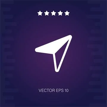 Cursor vector icon Stock Illustration