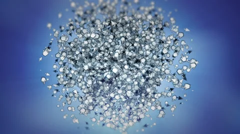 Cursors web cloud Stock Footage 32880473