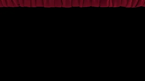 Curtain Closing Video stock 81224709
