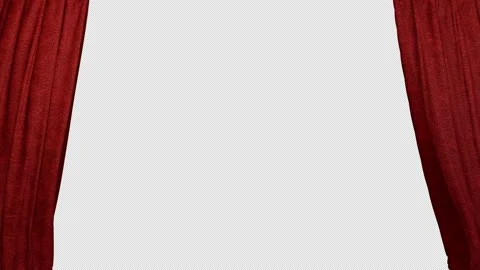 Curtain closing Video stock 142756772