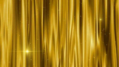 Curtain gold very beautiful composition Stock Footage 78005053