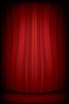 Curtain Stock Illustration