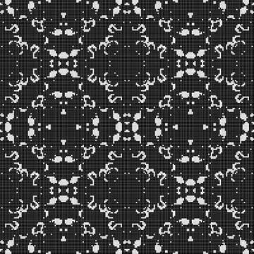 Curtain lace seamless generated texture Stock Illustration