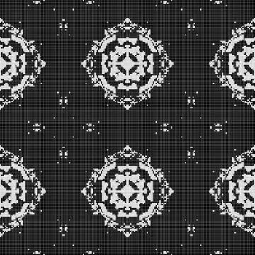 Curtain lace seamless generated texture Stock Illustration