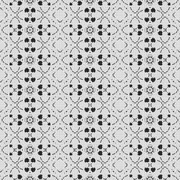 Curtain lace seamless generated texture Stock Illustration