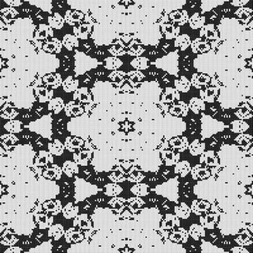 Curtain lace seamless generated texture Stock Illustration