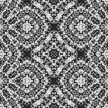 Curtain lace seamless generated texture Stock Illustration