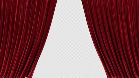Curtain Opening and Closing Transition 스톡 동영상 328541451