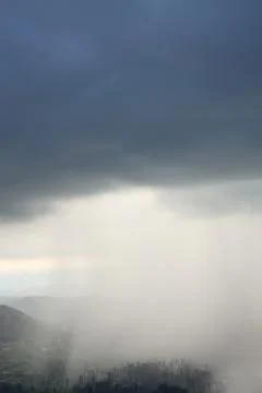 Curtain of rain Stock Photos