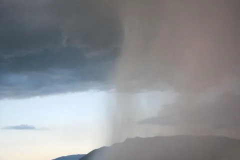 Curtain of rain Stock Photos