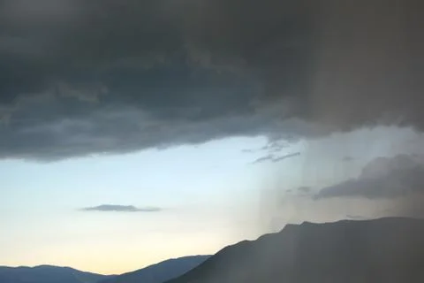 Curtain of rain Stock Photos