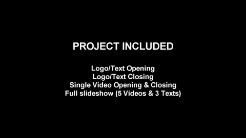 Curtain Reveal Opener Stock After Effects