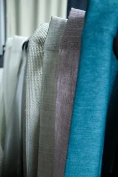 Curtain samples 1 Stock Photos
