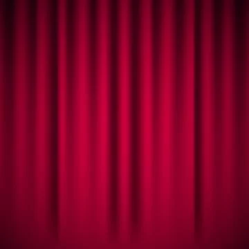 Curtain On Stage Stock Illustration