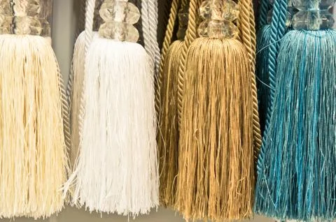 Curtain ties Foto stock