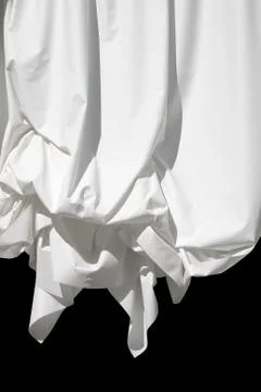 Curtains on black Stock Photos