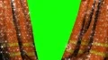 Curtains glitter sparkle opening and closing stage theater cinema green screen 4k or 4k+ Resolution