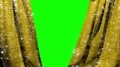 Curtains glitter sparkle opening and closing stage theater cinema green screen 4k or 4k+ Resolution