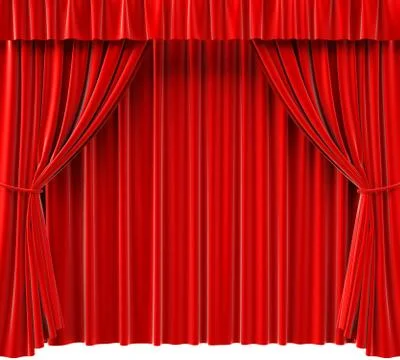 Curtains Stock Illustration