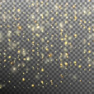 Curtains made of gold threads. EPS 10 Stock Illustration