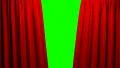Curtains opening and closing stage theater cinema green screen 4K 4k or 4k+ Resolution