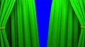 Curtains opening and closing stage theater cinema green screen 4K 4k or 4k+ Resolution