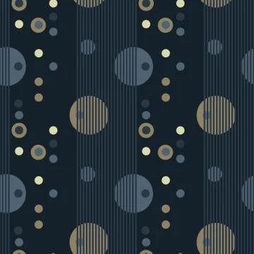 Curtains stranger seamless pattern Stock Illustration