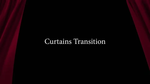 Curtains Transition Stock After Effects