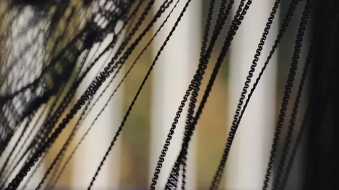 Curtains in the wind, room, interior Video Vidéo 100338686