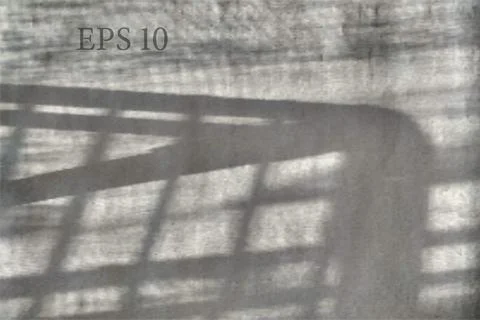 Curtains window shadow. Mesh soft overlay light effects Stock Illustration