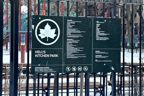 Curtis Sliwa At Hell's Kitchen Park Stock Photos