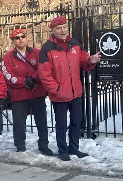 Curtis Sliwa At Hell's Kitchen Park Stock Photos