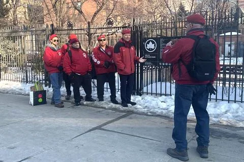 Curtis Sliwa At Hell's Kitchen Park Stock Photos
