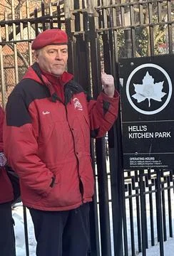 Curtis Sliwa At Hell's Kitchen Park Stock Photos