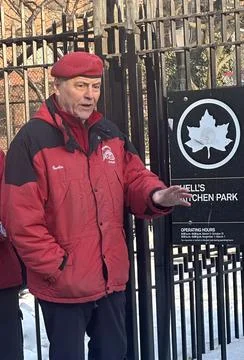 Curtis Sliwa At Hell's Kitchen Park Stock Photos