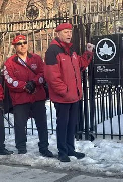 Curtis Sliwa At Hell's Kitchen Park Stock Photos