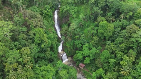 Curug gemawang kebumen central java Stock Footage 283177446