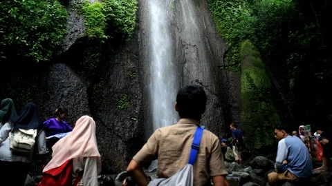 Curug Nangka Time Lapse Stock Footage 109797376