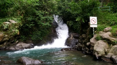 Curug Panjang Time lapse Stock Footage 124515005