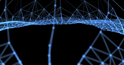 The curvature of the network of space Stock Footage 245247337