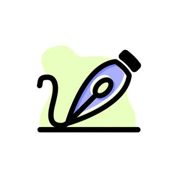 Curvature Tool Conceptual Icon Vector Illustration Design Illustrazione stock